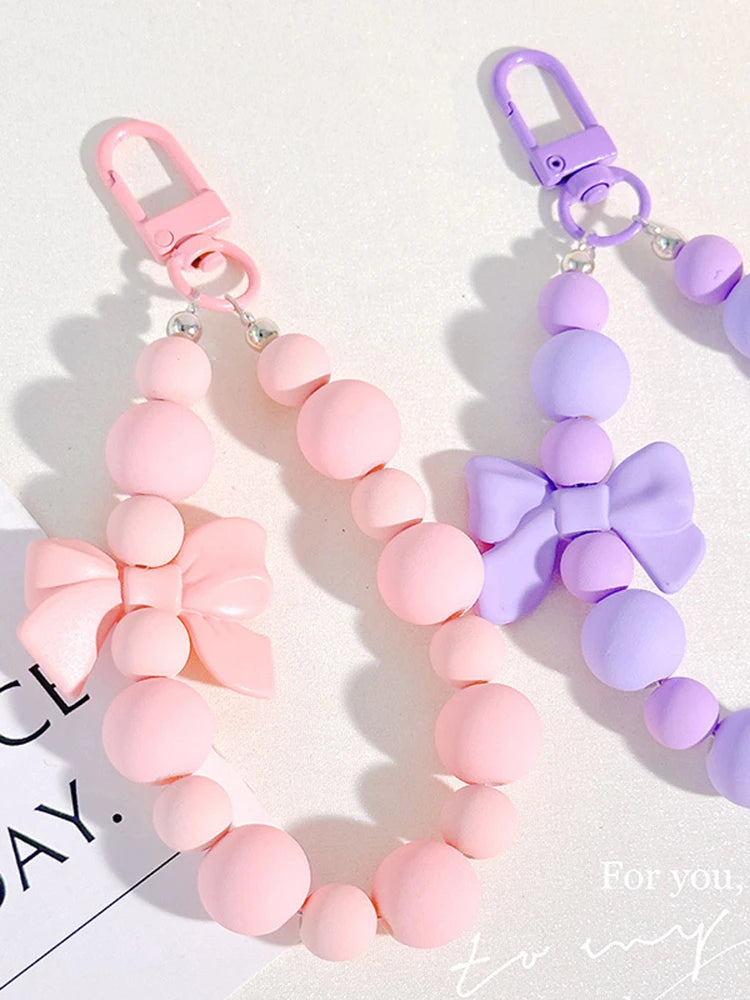 Pearl Bow Keychain (only Pink left)