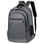 Durable Backpack | Universal Leisure Backpack | Multi-Pocket Travel Bag, Suitable for Business Travel, Short Trips - Black
