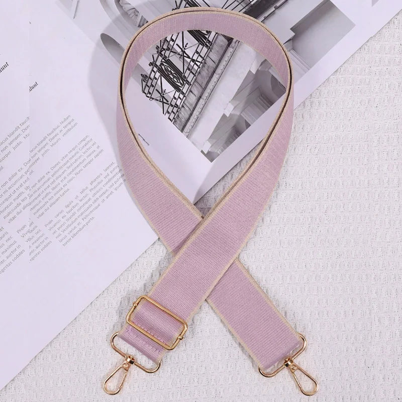 3.8cm Versatile Solid Color Shoulder Strap Replaceable Single Shoulder Bag With Multifunctional Adjustable Luggage Accessories