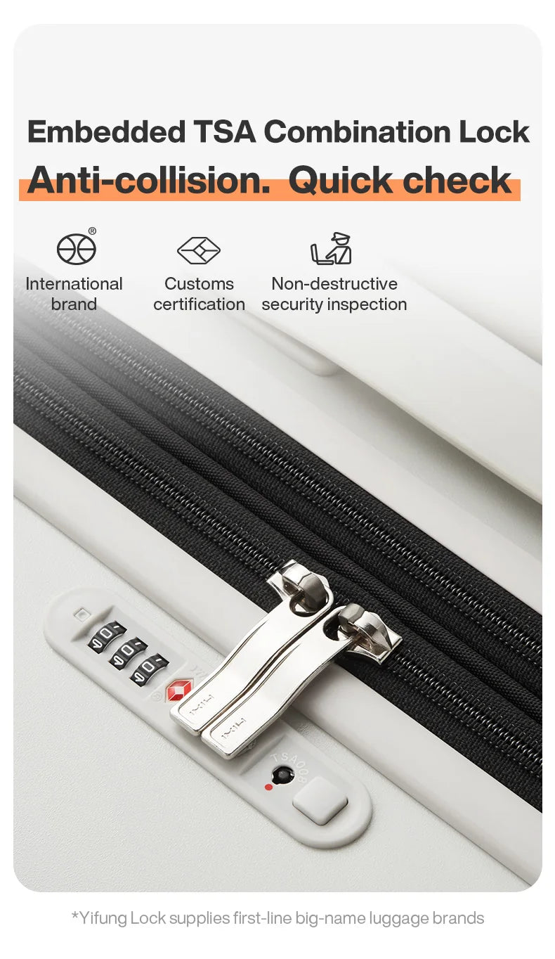 Mixi Expandable Carry On Luggage Lightweight Large Capacity Wide Handle PC Travel Suitcases Spinner Wheels TSA Lock 20 24 Inch