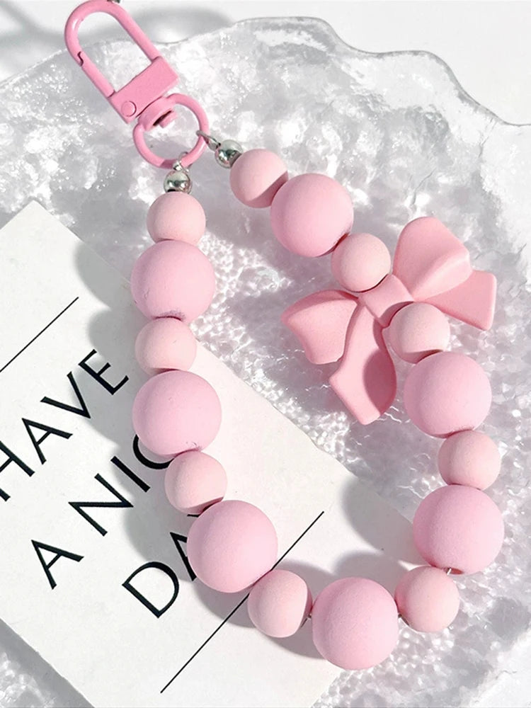 Pearl Bow Keychain (only Pink left)