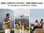 Tactical Lunch Box for Men Outdoor Heavy Duty Lunch Bag Work Leakproof Insulated Durable Thermal Cooler Bag Meal Camping Picnic
