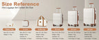 KONO 4/5/6-piece beauty case box cosmetics case hand luggage toilet bag travel bag luggage set