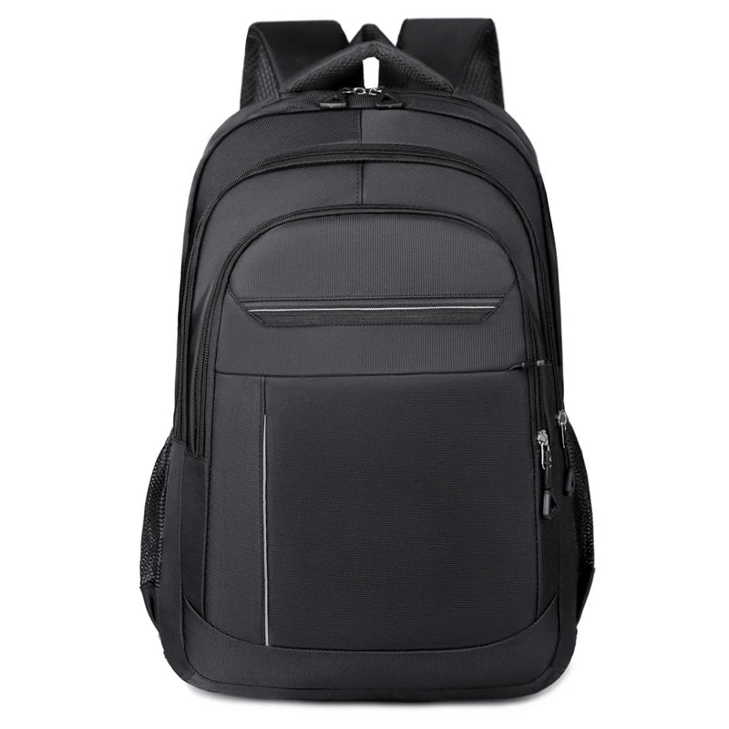 Durable Backpack | Universal Leisure Backpack | Multi-Pocket Travel Bag, Suitable for Business Travel, Short Trips - Black