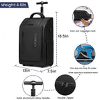 RUCYEN Rolling Backpack 15.6in Laptop Water Backpack