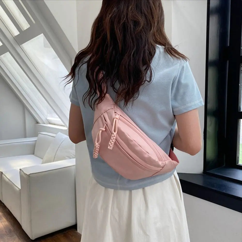 Ladies Canvas Crossbody Bag / Sling Waist Pack