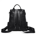 2023 Vintage Women Backpack Large Capacity School Bags Teenagers Girls School Backpack High Quality Genuine Leather Shoulder Bag