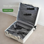 18 Inch Trolley Case Travel Suitcase Boarding Case Aluminum Frame Password Box Suitcase Universal Wheel Rolling Luggage Bag