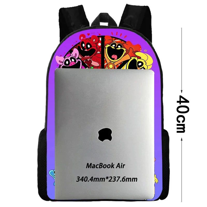 Cute Potdemiel Child School Backpack with Lunch Bags ,Pencil Bags ,School Bags for Boys Girls S-Sponge-BobS Best Gift