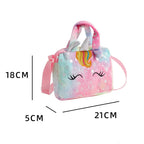 Fashion Sweet Unicorn Handbags For Girls Cute Kid Crossbody Shoulder Bag Children Birthday Party Gift Little Girl Small Purse