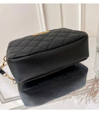 2025 tassel women's small crossbody bag trend diamond grid embroidery camera women's shoulder bag fashion chain crossbody bag