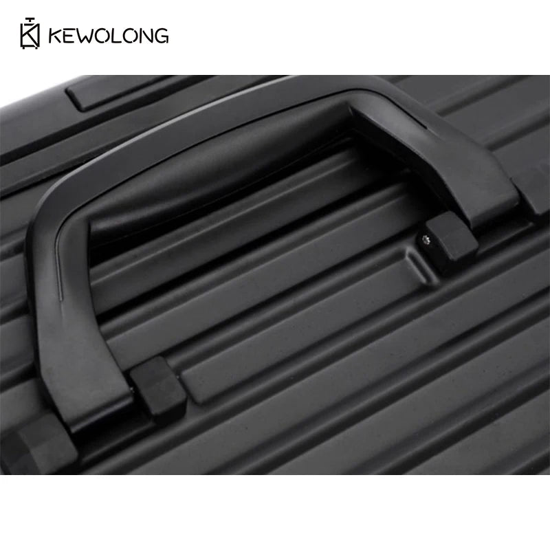 Right Angle Aluminum Suitcase, Top Opening Hard Shell Carry-On Luggage with 360° Spinner Wheels, Camera GearPhotography trolley