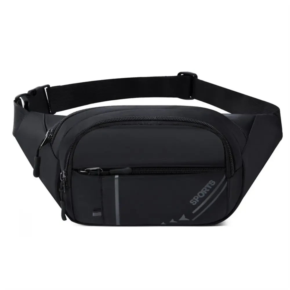 Waterproof Waist Bag Korean-style High-capacity Outdoor Sports Fanny Pouch Canvas Child Banana Bag for Girls Kids Bag