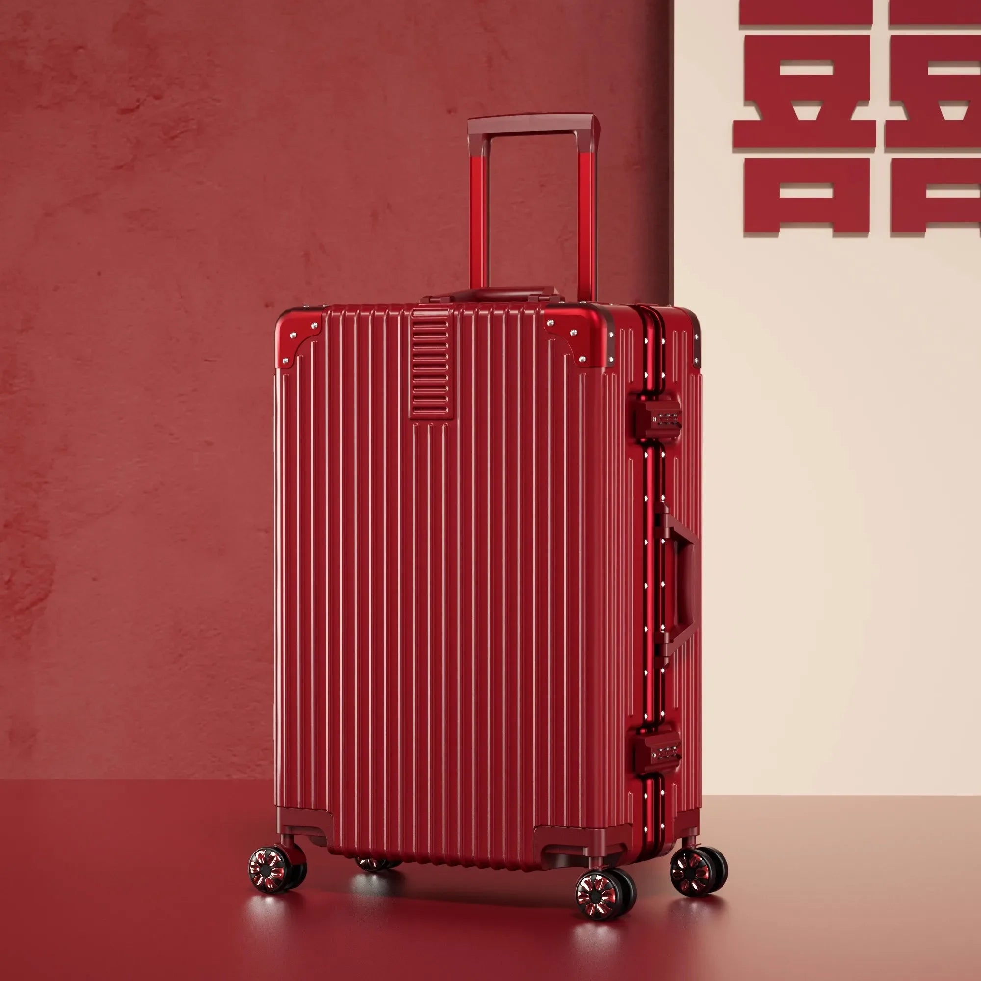 Suitcase Travel Suitcase Fashion Enterprise Suitcase Compact 20-28-inch Lightweight Carrier Roller Suitcase Makeup Box Set