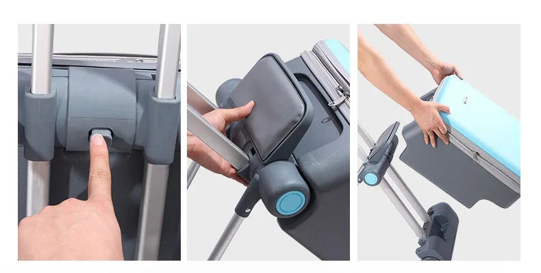 Kids Stroller Travel Suitcase Riding and Sitting Multi-function Waterproof and Wear Resistant Trunk Suitcase Luggage