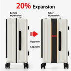 New Front Open Suitcase Hut Trolley Box 20/24/26 Inch High Quality Frame Large Capacity Suitcase Men's Ladies' Travel Case