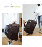 Large Capacity Trolley Bag Men's and Women's Hand Travel Bags Waterproof,lightweight,foldable Duffel Bag Multifunctional Storage