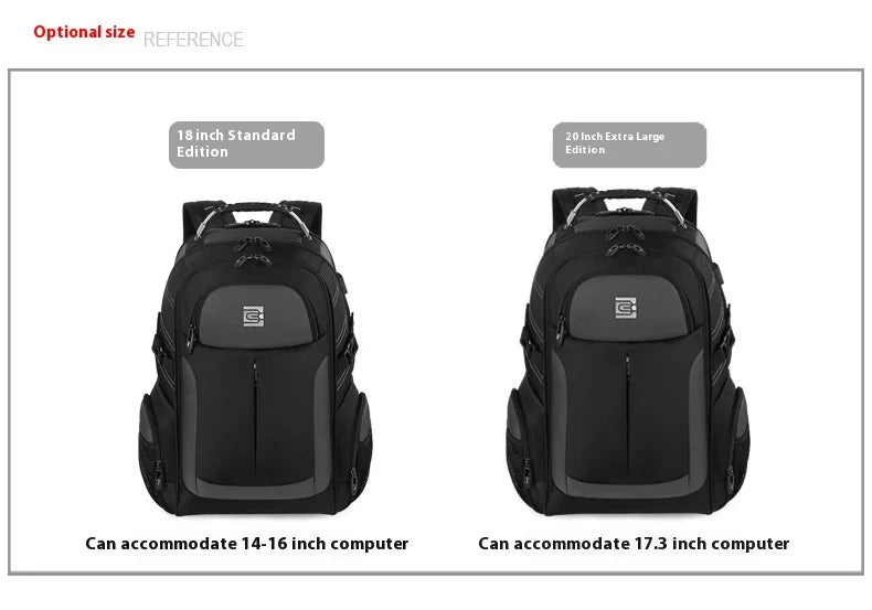 BrunoCavalli Men's Laptop Backpacks For 17 Inch Fashion Women Travel Bag Waterproof School Backpack Large Capacity Men Bagpack