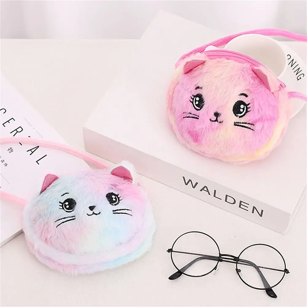 Rainbow Cat Messenger Shoulder Bag for Kids