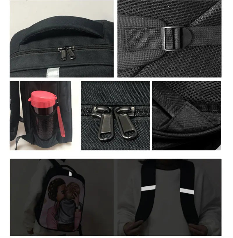 Japan JDM Racing Car Print Backpack Engine Turbo Women Men Rucksack Children School Bags for Teenager Laptop Backpack Travel Bag