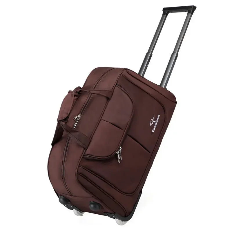 Large Capacity Trolley Bag Men's and Women's Hand Travel Bags Waterproof,lightweight,foldable Duffel Bag Multifunctional Storage