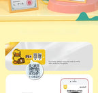 New children's riding suitcase on wheels kids cartoon trolley case travel suitcases can sit and ride horse rolling luggage gifts