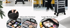 Rolling Makeup Case with Wheels Drawers Large Professional Cosmetology Trolley Case Lockable Travel Cosmetic Storage Train Cases