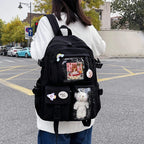 Cute Women Backpacks Waterproof Multi-Pocket Nylon School Backpack for Student Female Girls Kawaii Laptop Book Pack Mochilas