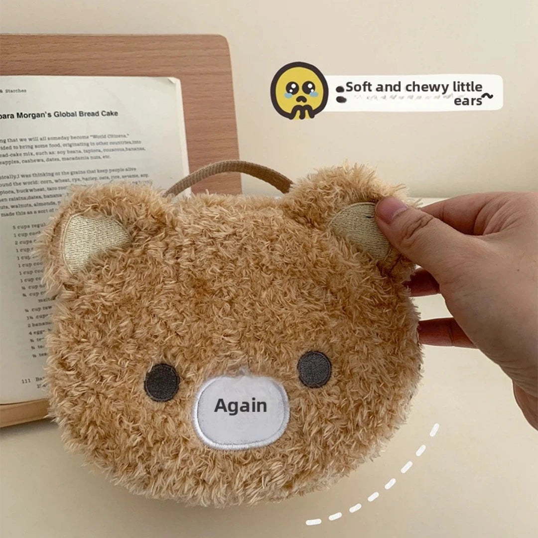 Plushes Makeup Case Anime Relaxed Bear Cosmetic Bag Women Jewelry Storage Pouch Girl Organizer Handbags Gift Hot Sales