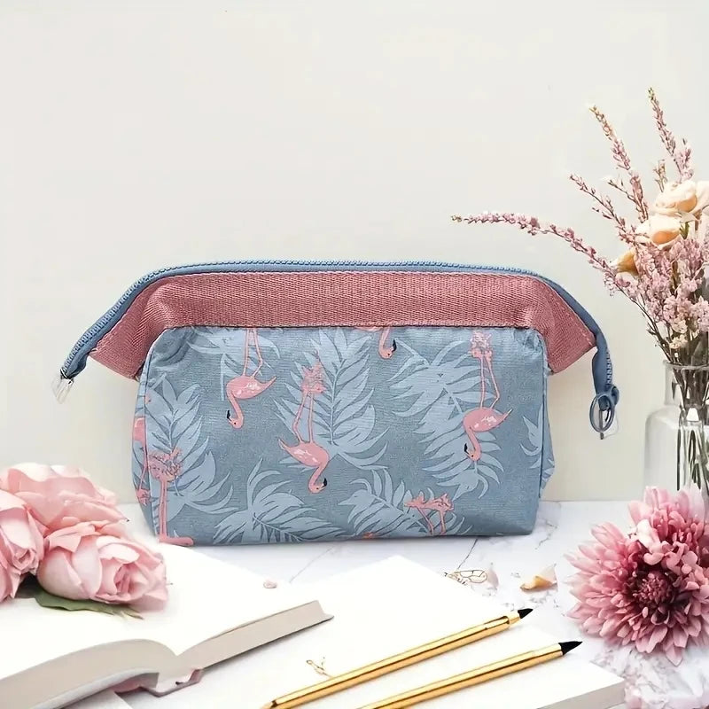 Flamingo Makeup Bag