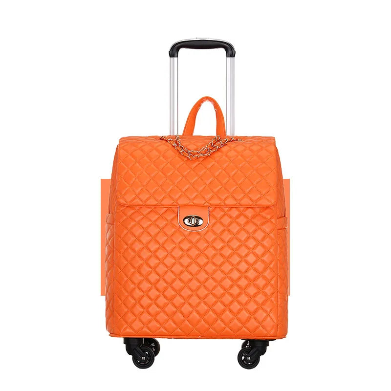 20 inch Rolling Suitcase Trolley Luggage Bag Travel Bags Suitcase With Universal mute Wheels Light fashion Carry on Luggage
