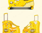 Travel kids luggage cartoon Riding trolley case children's riding suitcase can sit and ride rolling luggage gift travel bags