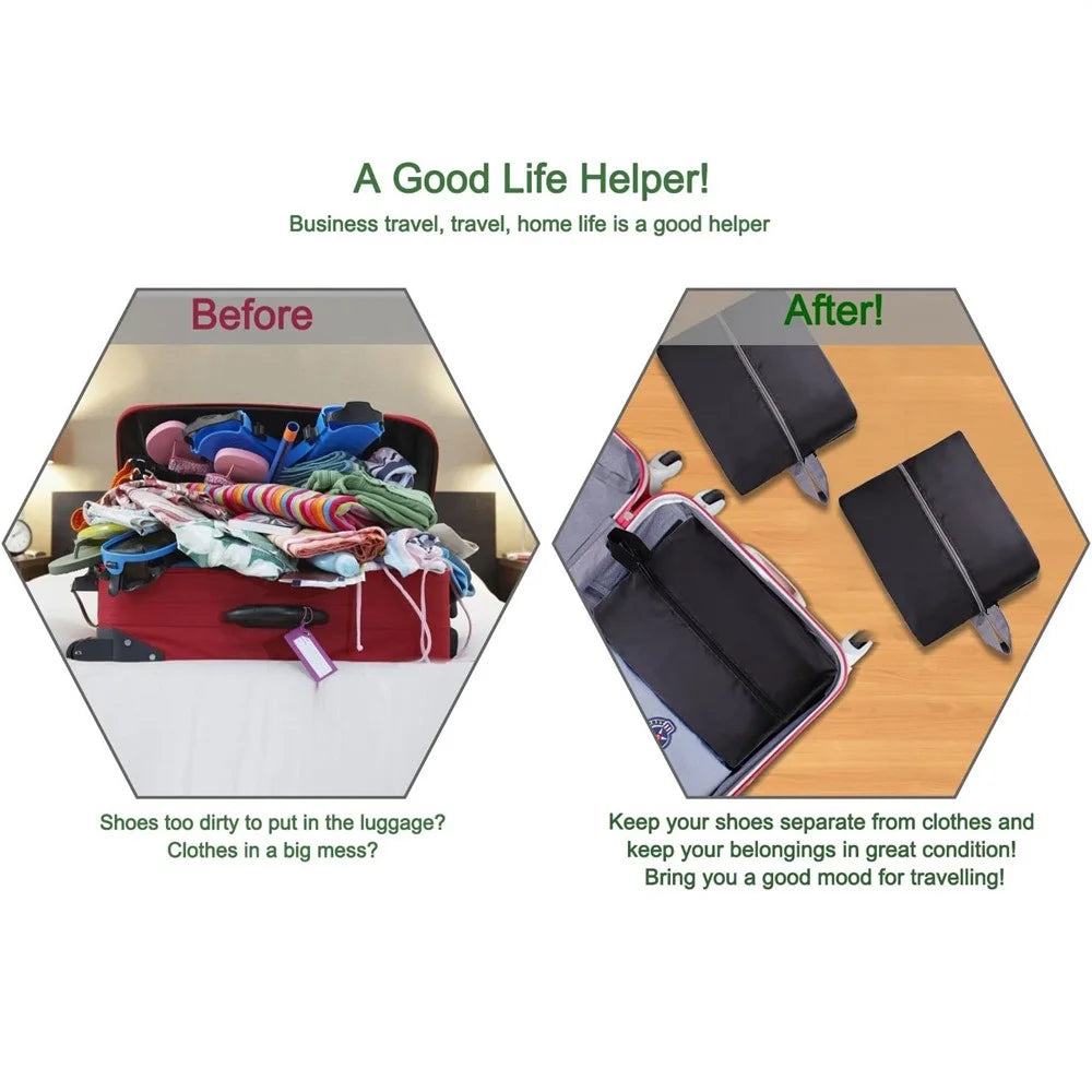 Waterproof Shoe Storage Bags (2/4 Pack)