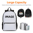 Cartoon G-Gengars Backpack Schoolbag Boys Girls Camping Backpack Lightening Zipper Anime Rucksack for Boys Girls Best Gift