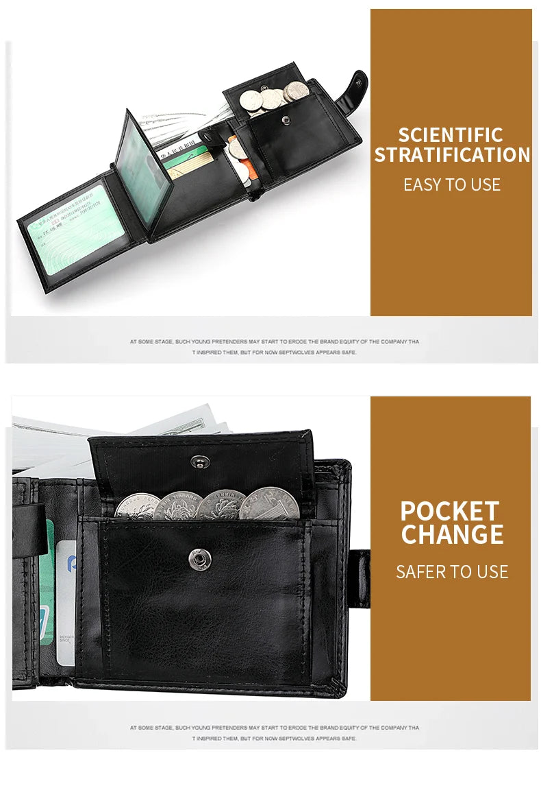 Men's Wallet Large Capacity Multi-Function Wallet