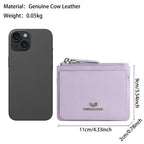 Royal Bagger Genuine Leather Women's Coin Purse Woman card holder wallet RFID Blocking Small Wallet Casual Zipper Change Pouch