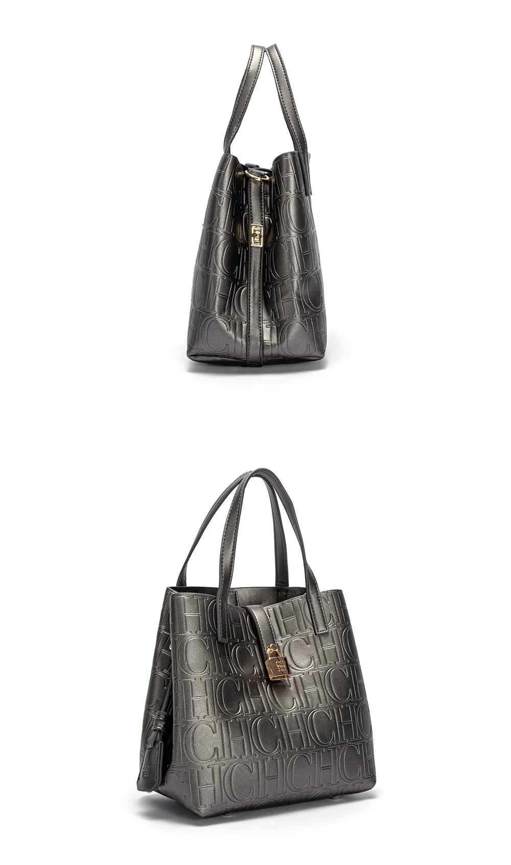 Classic Simple Solid Color Women's New 2024 Large Capacity Handbag Letter Element Women's Handbag