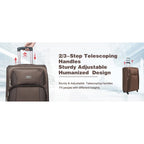 Softshell Luggage Expandable 4-Piece Set Suitcase (Lightweight)