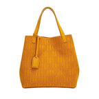 CH High Quality Craft Large Capacity Handbag Ladies Shoulder Bag Fashion Classic New Pure Color Outer Pocket Ladies Handbag