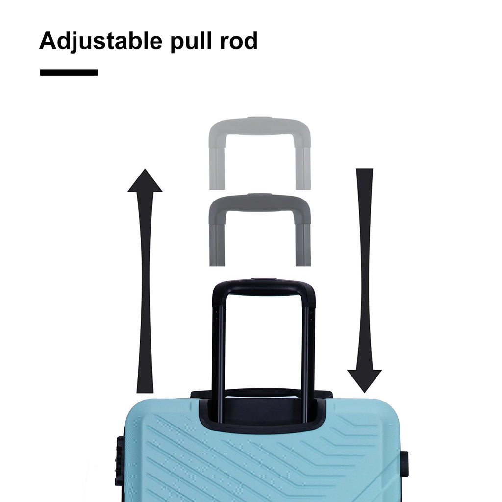 Travelhouse Luggage Set 3 Piece Suitcase Set Double Spinner Wheels TSA Lock Carry-on luggage Clearance (20inch 24inch 28inch)