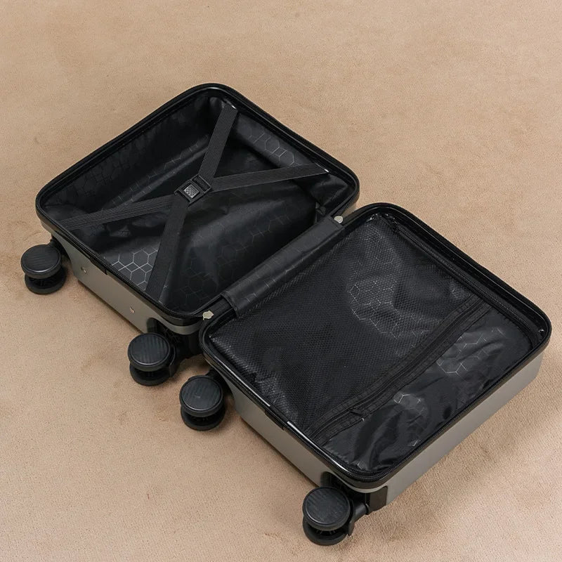 Small Luggage Travel Bag 14 Inches Luggage Travel Luggage with Cup Holder and Hook
