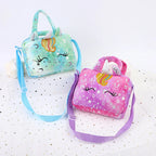 Plush Unicorn Shoulder Crossbody Bag