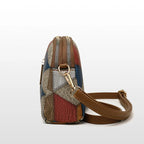 Yogodlns New Luxury Handbag Women Stitching Wild Messenger Bags Designer Brand Plaid Shoulder Bag Female Ladies Totes