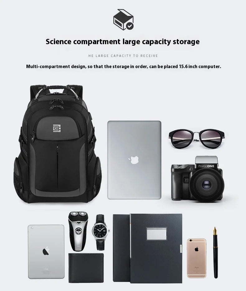 BrunoCavalli Men's Laptop Backpacks For 17 Inch Fashion Women Travel Bag Waterproof School Backpack Large Capacity Men Bagpack