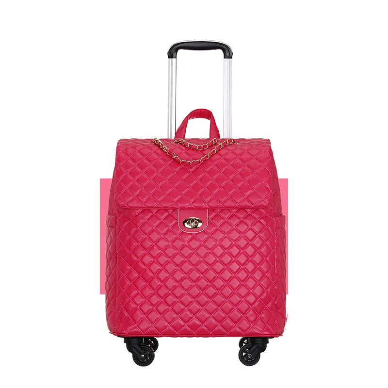20 inch Rolling Suitcase Trolley Luggage Bag Travel Bags Suitcase With Universal mute Wheels Light fashion Carry on Luggage