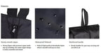 2 or 4 Pack: Portable Nylon Waterproof Shoe Storage Bags with Zipper Closure