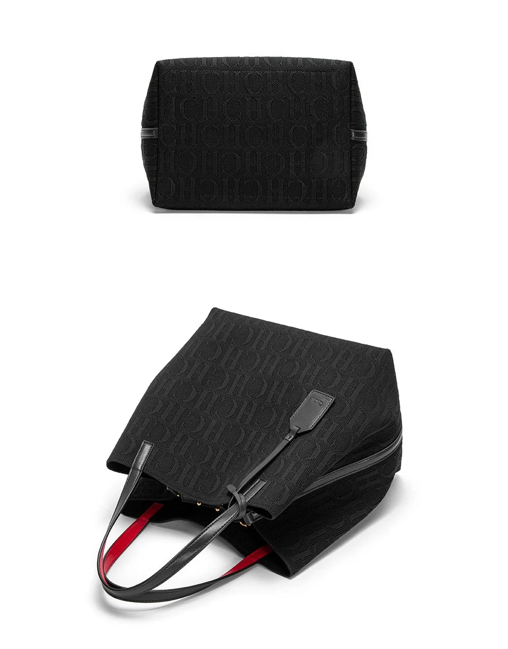 CH High Quality Craft Large Capacity Handbag Ladies Shoulder Bag Fashion Classic New Pure Color Outer Pocket Ladies Handbag
