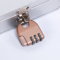Alloy Combination Code Number Lock Padlock Luggage Lock for Zipper Bag Backpack Handbag Drawer Cabinet Luggage Lock Tools