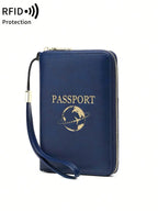 RFID Passport Wallet with Wrist Strap