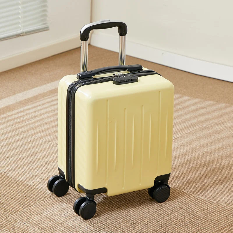 Small Luggage Travel Bag 14 Inches Luggage Travel Luggage with Cup Holder and Hook